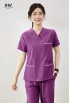 Customized Logo Woven Fabric Doctor Uniforms for Hospital Staff in High Fashion