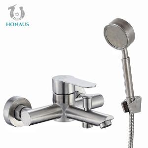Wholesale Eurpoean Luxury SS304 Exposed Valve Showers Hot Cold Shower Head Combo Set from china suppliers