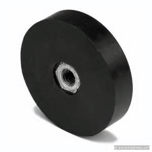 Wholesale rubber coated male screw pot silicone magnet N42 with amazing strong pull force from china suppliers