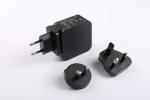Travel USB Wall Charger 45W PD Universal 5V 9V 12V Max Output 3A