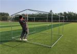 Large Dog Kennels For Outside / Large Dog Enclosures Outdoor With Roof Tube