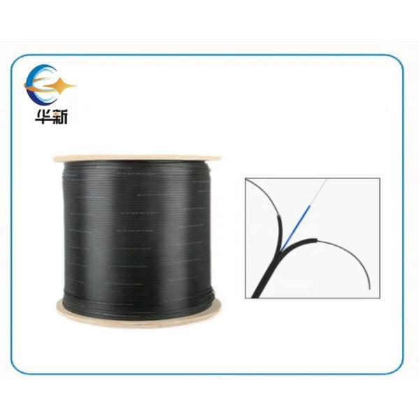 GJXH FTTH DROP CABLE LSZH Flame Retardant Steel Wire Strengthened Indoor Bend