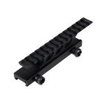 6061 Aircraft Grade Aluminum Riser Mount High Profile 5.5 Inch L / 13 Slot