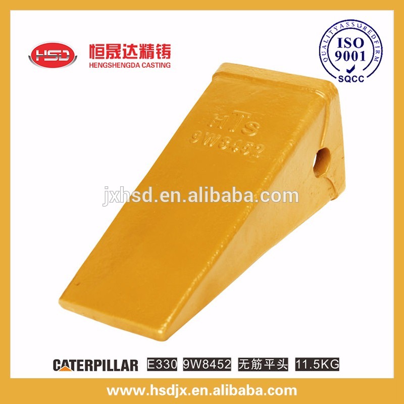 Heavy wide type construction machinery machinery parts bukcet teeth apply to E330 excavator/bulldozer on sale with stander size