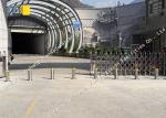 Retractable Electric Parking Bollards Safety Vehicle Access Control 220 Vac