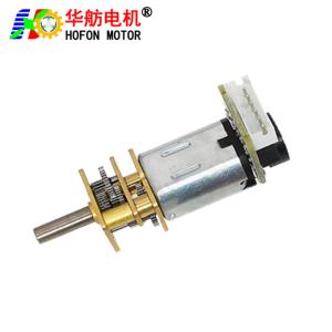 Wholesale Hofon GM12-N20VA custom 3.6v 3.7v RTS 3v 5v 6v car lock motor smart door lock DC Gear Motor with encoder from china suppliers