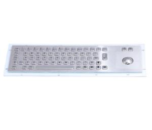 China Rugged metal keyboad usb keyboard military keyboard with trackball on sale