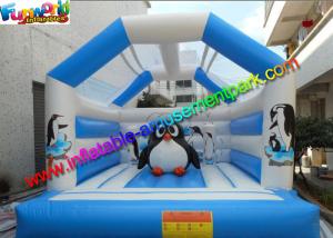 Wholesale Funny Big Custom Penguin Inflatable Jumping House 5m x 4m x 3.5m from china suppliers