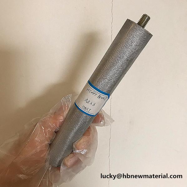 Quality Cast AZ63 or Extruded AZ31 Magnesium Anode Rod For Water Heater Cathodic Protection for sale