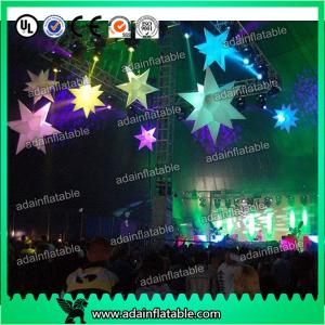 China Colorful Oxford Cloth Inflatable Star Huge Inflatable Balloon with Blower on sale