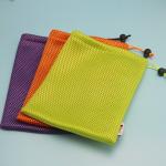 Care Wash Mesh Laundry Bag For Clothes / Bra / Lingerie Zippered Multi Color