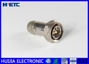 Wholesale DIN Type Coaxial Cable Adapter , Coaxial Cable Male Connector ST Clamp from china suppliers