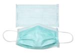 White Disposable Non Woven Face Mask To Prevent Flu 3 Ply Water Resistance