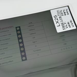 Wholesale 2HD Metalized Window Tint LX25 Black IRR99% Windshield Protective Film from china suppliers