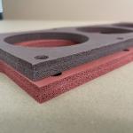 Close Cell 1.5mm Silicone Foam Strips , Silicone Sponge Strip