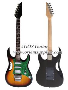 Wholesale 39&quot; Electric Guitar - Ibanez style with handle and pearl loid pickguard AG39-IB7 from china suppliers