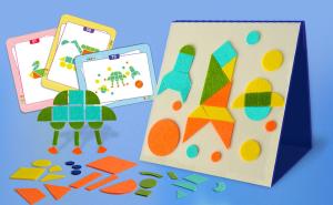 Wholesale Level Up Felt Animal Stickers Imagination Colorful Shape Educational Puzzle Game from china suppliers