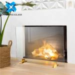 Fireplace Special Glass 3mm - 19mm Fire Resistant Glass For Public Places
