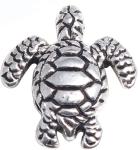 160pcs Antique Lovely Turtle Pendant Silver Bead Charms Fit Original Bracelet