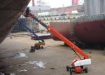 Diesel 36M Telescopic Hydraulic Boom Lift for Self Propelled Aerial Work 480KG
