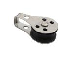 Stainless Steel Double Sheave Pulley Swivel Eye Type for Healthcare Rigging