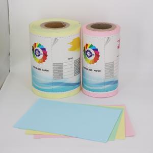 Wholesale 100% Virgin Wood Pulp A Grade Blue Image CB/CFB/CF Carbonless Paper 5 Plys from china suppliers