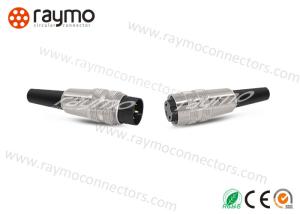 Wholesale M16 680series Threaded Electrical Connector , Male Coaxial Cable DIN 12pin from china suppliers