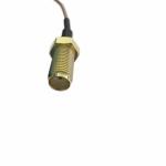 Push Interface RF Cable Assembly Gold / Nickel Plated For Industrial Control
