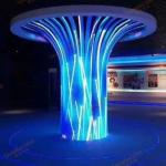 Indoor Curve Portable LED Flexible Screens P2.5 Cylindrical Digital Advertising