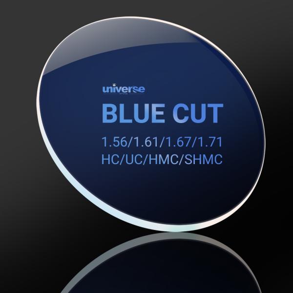 Resin Wholesale 1.49/1.56/1.60/1.67/1.74 Anti Blue Photochromic Blueblock Tinted