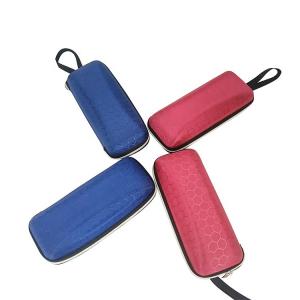 Wholesale Luxury Custom Printed Sunglasses Case Knitted Fabric Material Easy To Carry from china suppliers