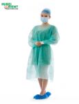 Disposable Surgical PP Isolation Gown Long Sleeve For Hospital