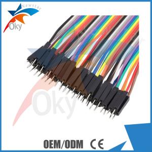 Wholesale 20cm Solderless Arduino Breadboard Jumper Wires Male To Female , 40pcs 1P-1P Pin from china suppliers