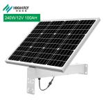 HighFly EU Warehouse Cheap Price Waterproof 240W 100Ah 12V Trina Solar