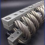Water Pump Wire Rope Vibration Damper For Heavy Equipment Rail