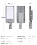High brightness waterproof IP65 140lm/w outdoor area lighting 80w 100w street