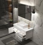 Multi Space White Contemporary Sinks And Vanities For Bathrooms