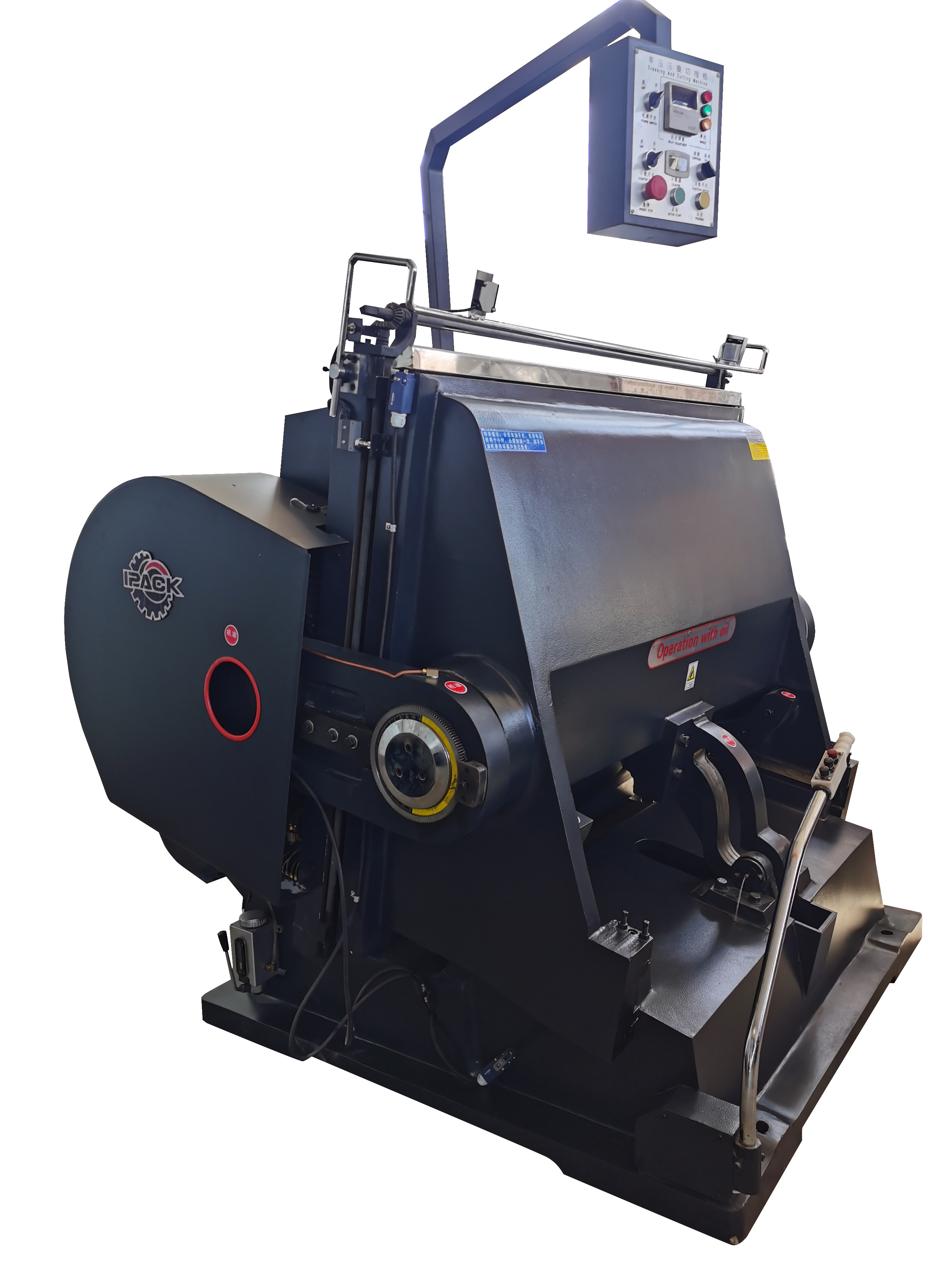 ML Model Manual Creasing And Die Cutting Machine For Corrugated Cardboard 25pcs/Min