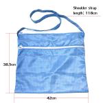 Cleanroom 5mm Strip Blue Fabric Anti Static ESD Bag Dust Free