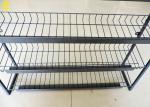 Metal Snack Display Racks Countertop , 4 Layer Potato Chip Rack Snack Display
