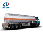 3 Axles 40tons Liquid Crude Oil Asphalt Bitumen Tanker Trailer with Steel Tanker
