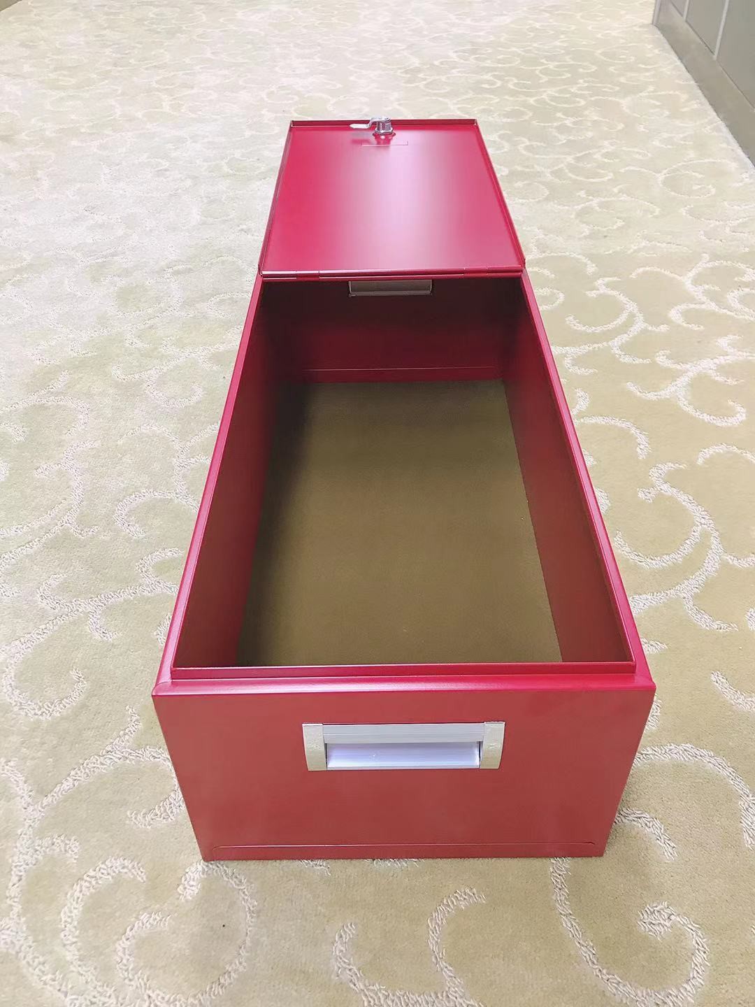 OEM Colorful Bank Safe Deposit Box , 10 Inchx10 Inch Key Safe Box