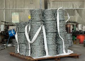 Wholesale PVC Or Galvanized Security Barbed Wire For Border Protection from china suppliers