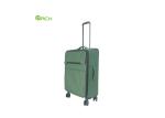 Wholesale PU Travel Trolley Soft Sided Luggage with spinner wheels