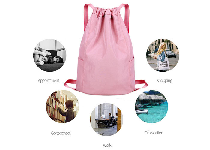 Easy Carrying Sports Backpacks Promotional Practical Breathable For Yoga