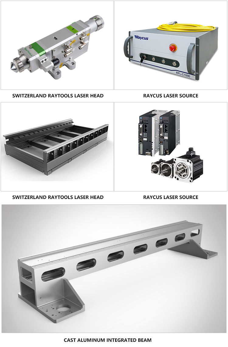 Cypcut Raycus 2000w Laser Cutting Machine With Exchange