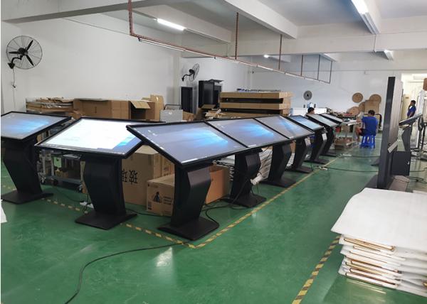FCC 450nits 65inch best all in one pc touch screen public display indoor kiosk