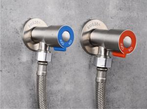 Wholesale Stainless Steel Bathroom Angle Stop Anti Oxidation Wear Resistance from china suppliers