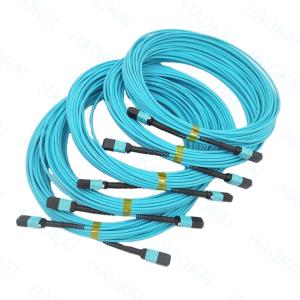 Wholesale Compact MPO / MTP Fiber Optic Patch Cord OM3 Fiber Optic Patch Cable from china suppliers