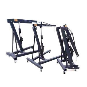 Wholesale 2t Folding Shop Crane Mobile Engine Hoist Lifter Workshop Lift Hydraulic from china suppliers